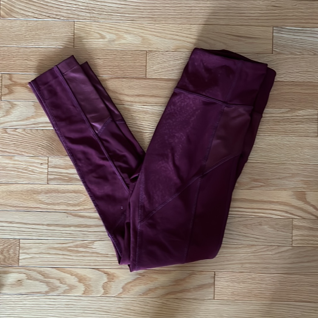 Burgundy Leggings